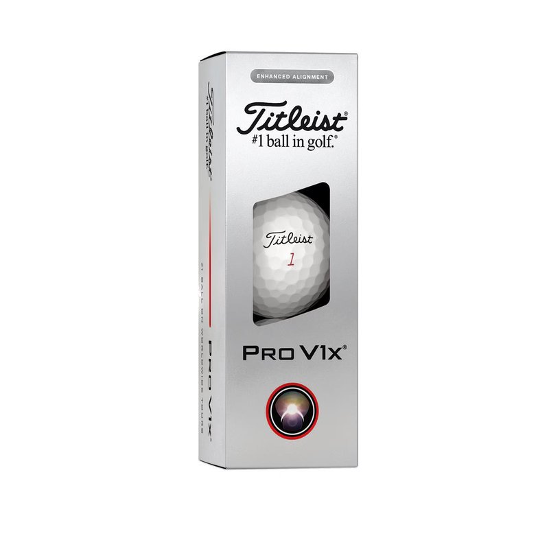 Titleist Pro V1x Enhanced Alignment golfové míčky