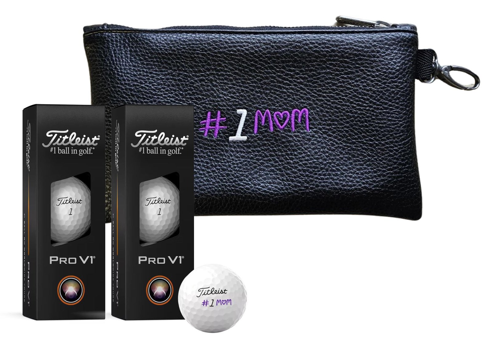 Titleist Pro V1 Mother's Day golfové míčky, 6ks + kapsička