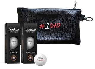 Titleist Pro V1 Fathers's Day golfové míčky, 6ks + kapsička