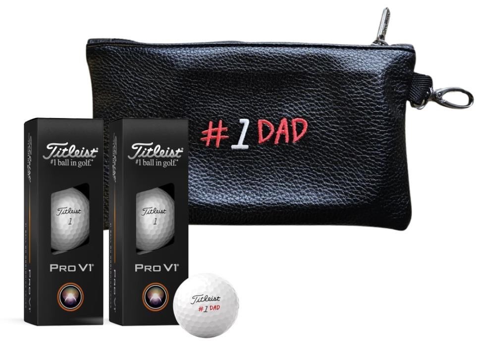Titleist Pro V1 Fathers's Day golfové míčky, 6ks + kapsička