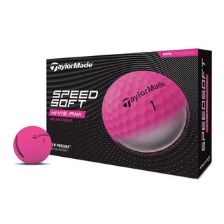 TaylorMade SpeedSoft golfové míčky, růžové