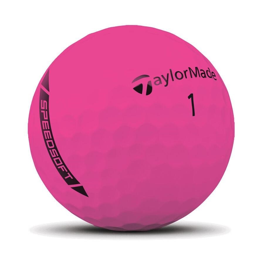 TaylorMade SpeedSoft golfové míčky, růžové