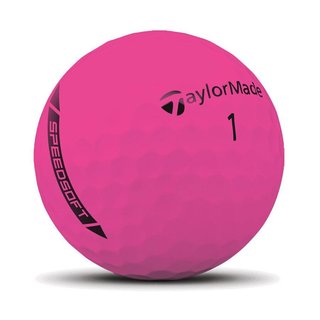 TaylorMade SpeedSoft golfové míčky, růžové