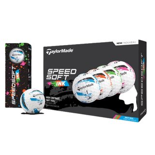 TaylorMade SpeedSoft Ink golfové míčky, multi-pack