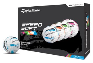 TaylorMade SpeedSoft Ink golfové míčky, multi-pack