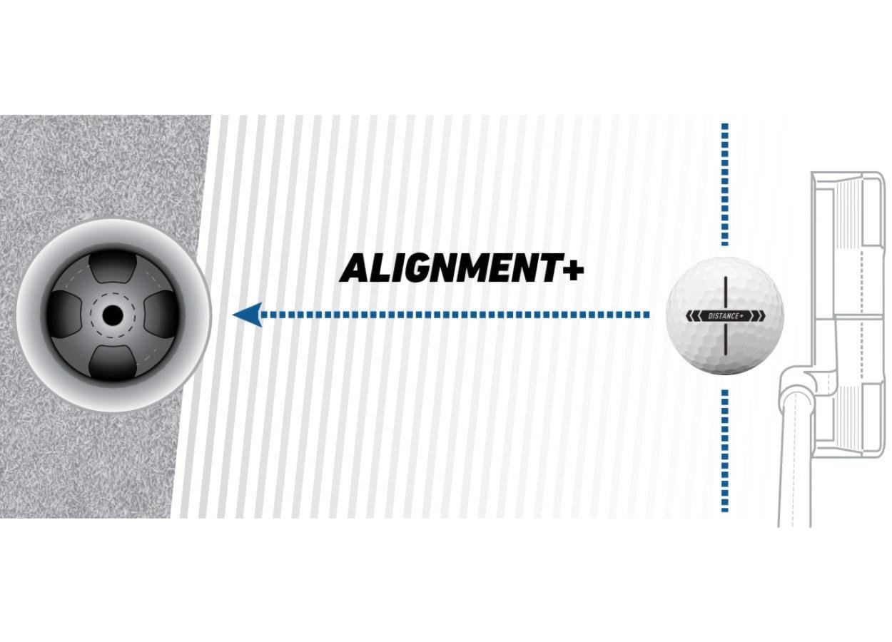 TaylorMade Distance+ golfové míčky