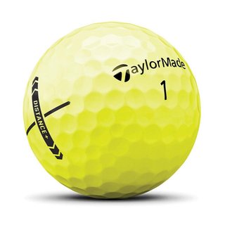 TaylorMade Distance+ golfové míčky, žluté