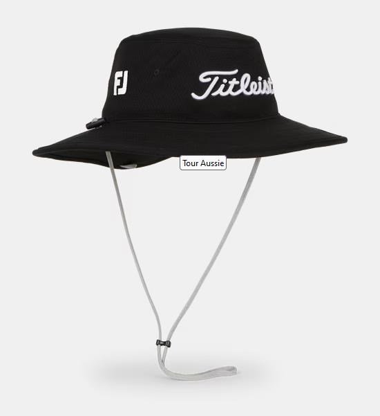 Titleist Tour Aussie pánský klobouk, černý