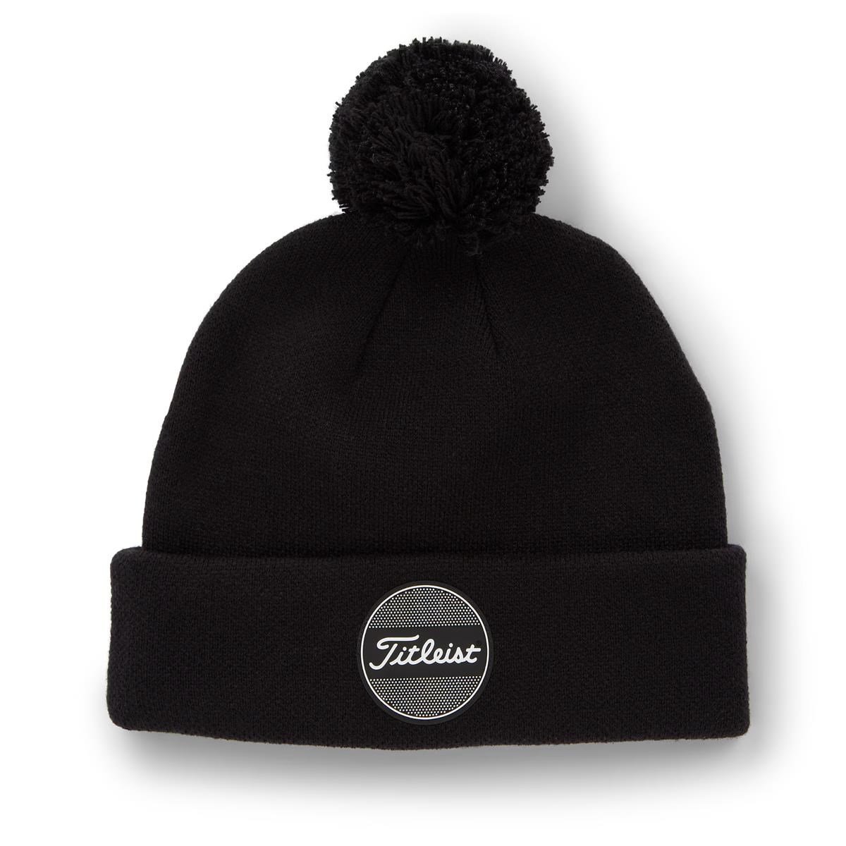 Titleist Boardwalk Pom Pom zimní čepice, černá