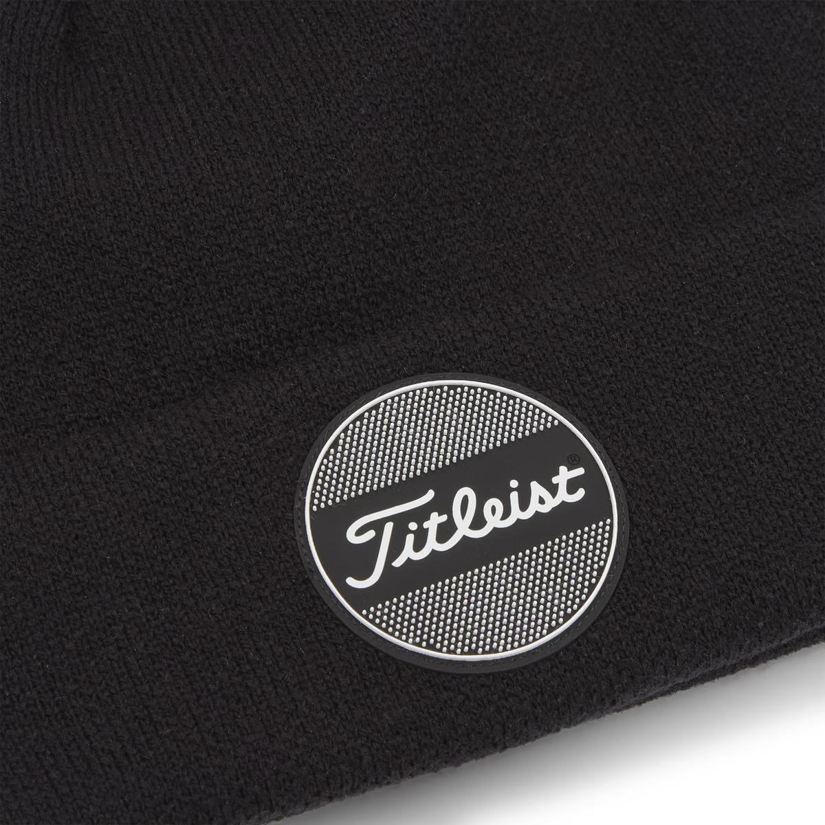 Titleist Boardwalk Pom Pom zimní čepice, černá