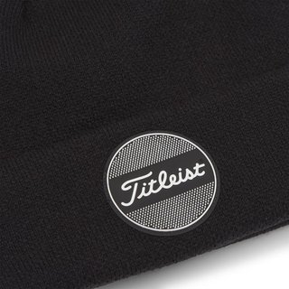 Titleist Boardwalk Pom Pom zimní čepice, černá