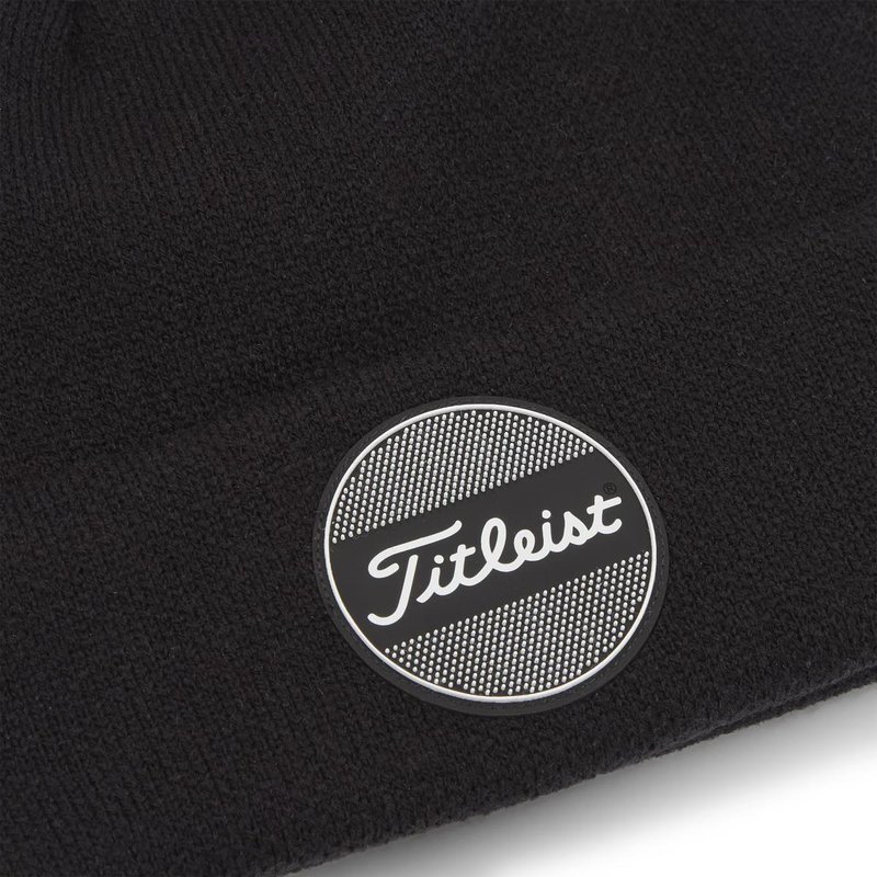 Titleist Boardwalk Pom Pom zimní čepice, černá
