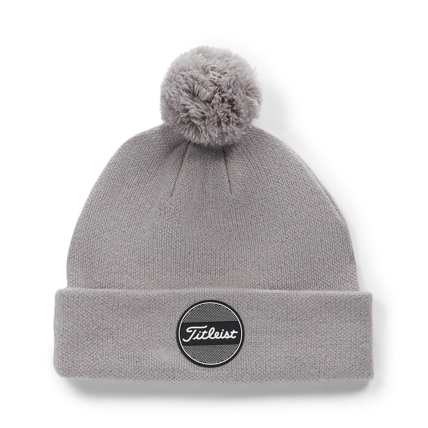 Titleist Boardwalk Pom Pom pánská zimní čepice, šedá
