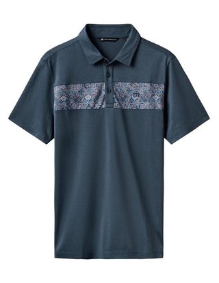 Travis Mathew Good Good Acropolis pánské polo, mood indigo/vintage indigo