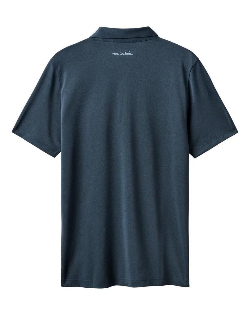 Travis Mathew Good Good Acropolis pánské polo, mood indigo/vintage indigo