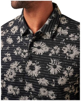 Travis Mathew Shaved Grove pánské polo, černé