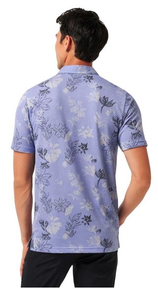 Travis Mathew Cruise pánské polo, heather violet storm