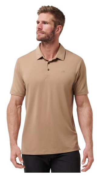 Travis Mathew Featherweight pánské polo, portabella