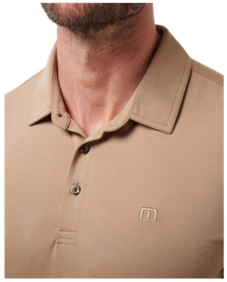 Travis Mathew Featherweight pánské polo, portabella
