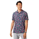 Travis Mathew FEATHERWEIGHT FLOURISH pánské polo, mood indigo/vintage indigo