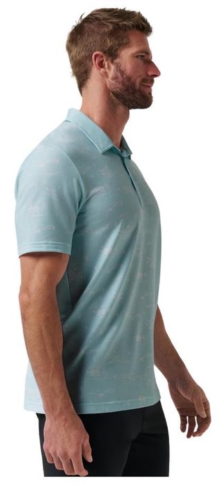 Travis Mathew Featherweight City pánské polo, cory blue