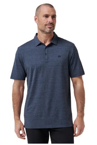 Travis Mathew The Heater pánské polo, vintage indigo/black