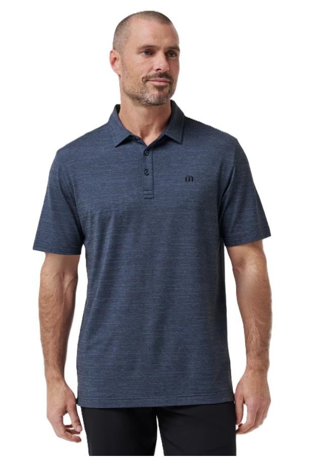Travis Mathew The Heater pánské polo, vintage indigo/black