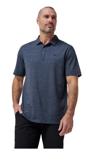 Travis Mathew The Heater pánské polo, vintage indigo/black