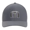 Travis Mathew B-Bahamas Fitted pánská golfová kšiltovka, šedá