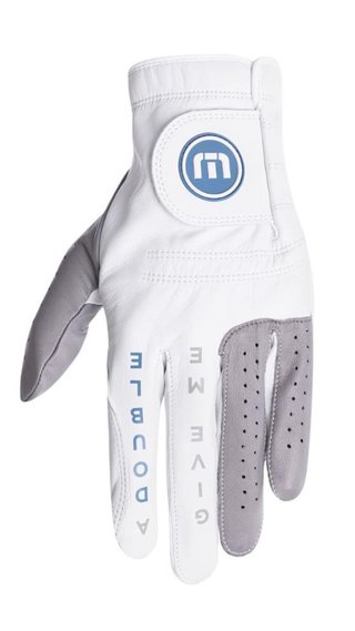 Travis Mathew Double Me 2.0 pánská golfová rukavice, bílá
