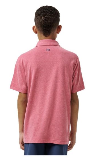 Travis Mathew FINAL CALL dětské polo, růžové