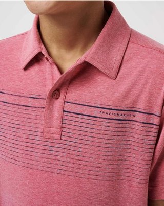 Travis Mathew FINAL CALL dětské polo, růžové