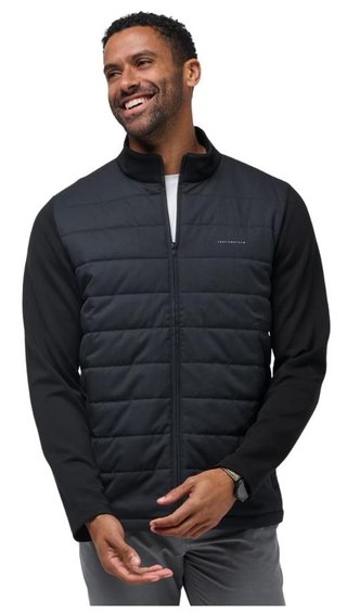 Travis Mathew Point of Sail Full Zip pánská bunda, černá