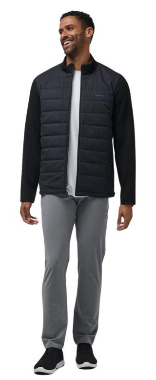 Travis Mathew Point of Sail Full Zip pánská bunda, černá