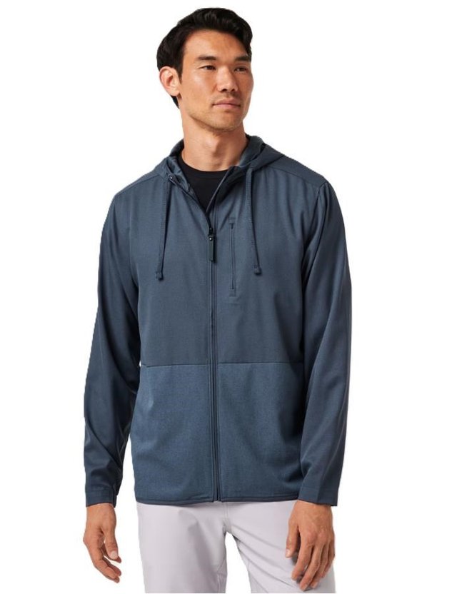 Travis Mathew Deepspace Full Zip pánská mikina, modrá