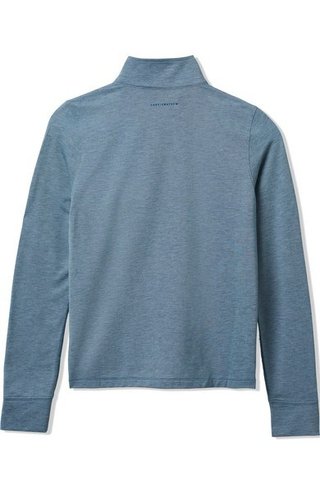 Travis Mathew Featherweightt Active zip long sleeve dámské polo, modré