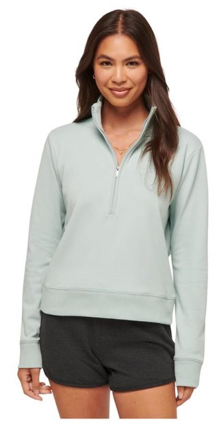 Travis Mathew Cloud Fleece Half-Zip dámská mikina, ether
