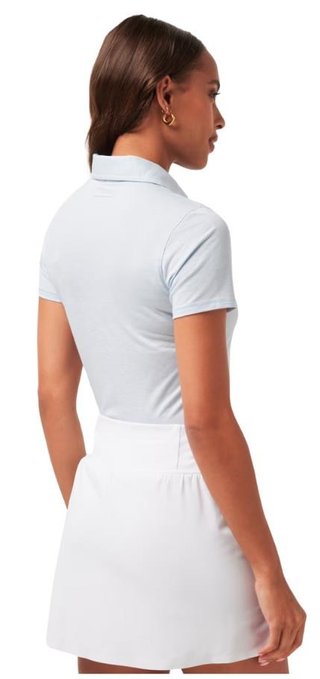 Travis Mathew Featherweight Active dámské polo, heather kentucky blue