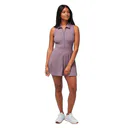Travis Mathew Moveknit Sleeveless Polo golfové šaty, heather moonscape