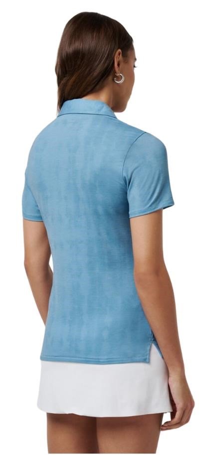 Travis Mathew Featherweight Active Printed dámské polo, smoke blue multi