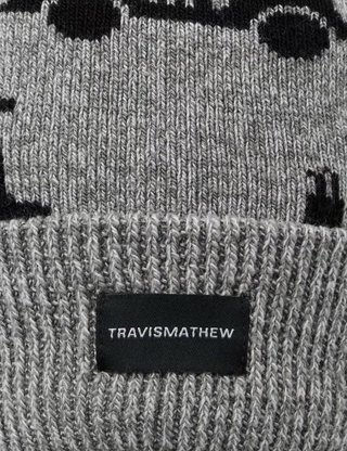 Travis Mathew Mapes pánská zimní čepice, šedá