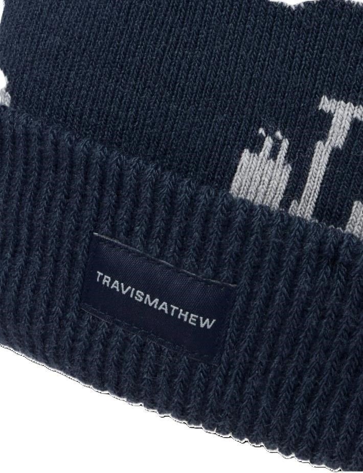 Travis Mathew Mapes pánská zimní čepice, modrá