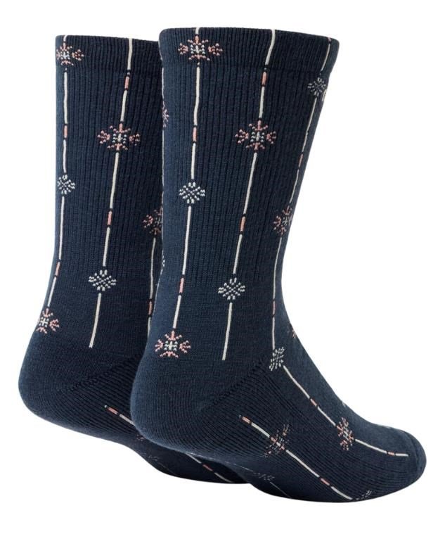 Travis Mathew Deco Crew unisex ponožky, 1pár, mood indigo