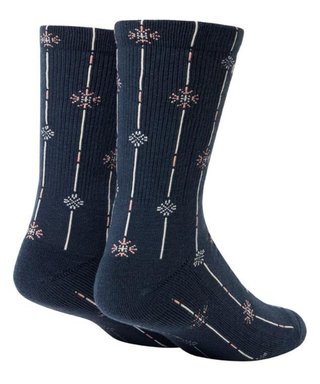 Travis Mathew Deco Crew unisex ponožky, 1pár, mood indigo