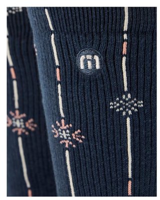 Travis Mathew Deco Crew unisex ponožky, 1pár, mood indigo