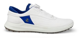 Ecco Core Boa pánské kožené golfové boty, bílé