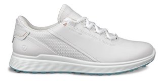 ECCO S-Casual dámské kožené golfové voděodolné boty, bílé