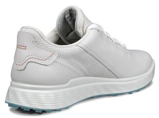 ECCO S-Casual dámské kožené golfové voděodolné boty, bílé