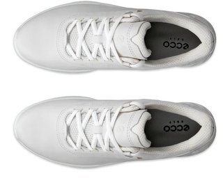 ECCO S-Casual dámské kožené golfové voděodolné boty, bílé