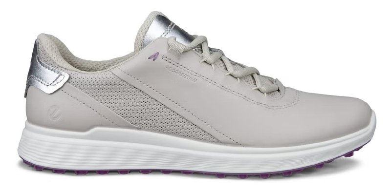 ECCO S-Casual dámské kožené golfové voděodolné boty, gravel